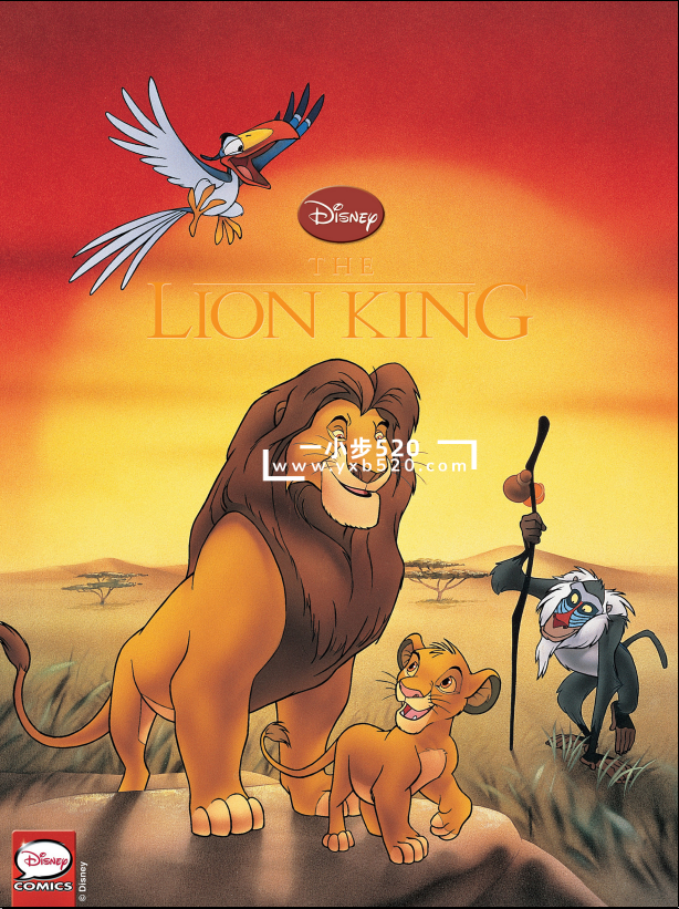 迪士尼动画英语绘本《狮子王The Lion King》英文版，PDF格式，百度网盘下载！ - 一小步 | 儿童启蒙英语-一小步 | 儿童启蒙英语